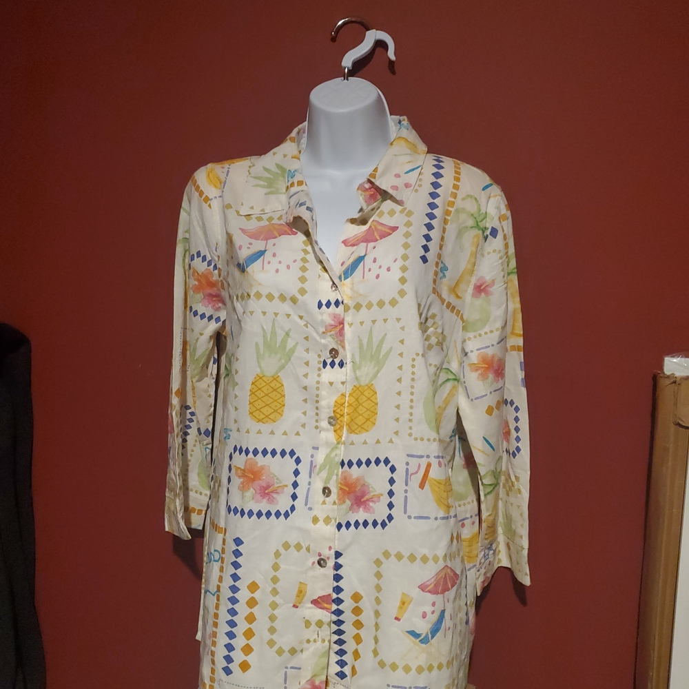 Calypso St. Barth Multicolor Patterned Blouse